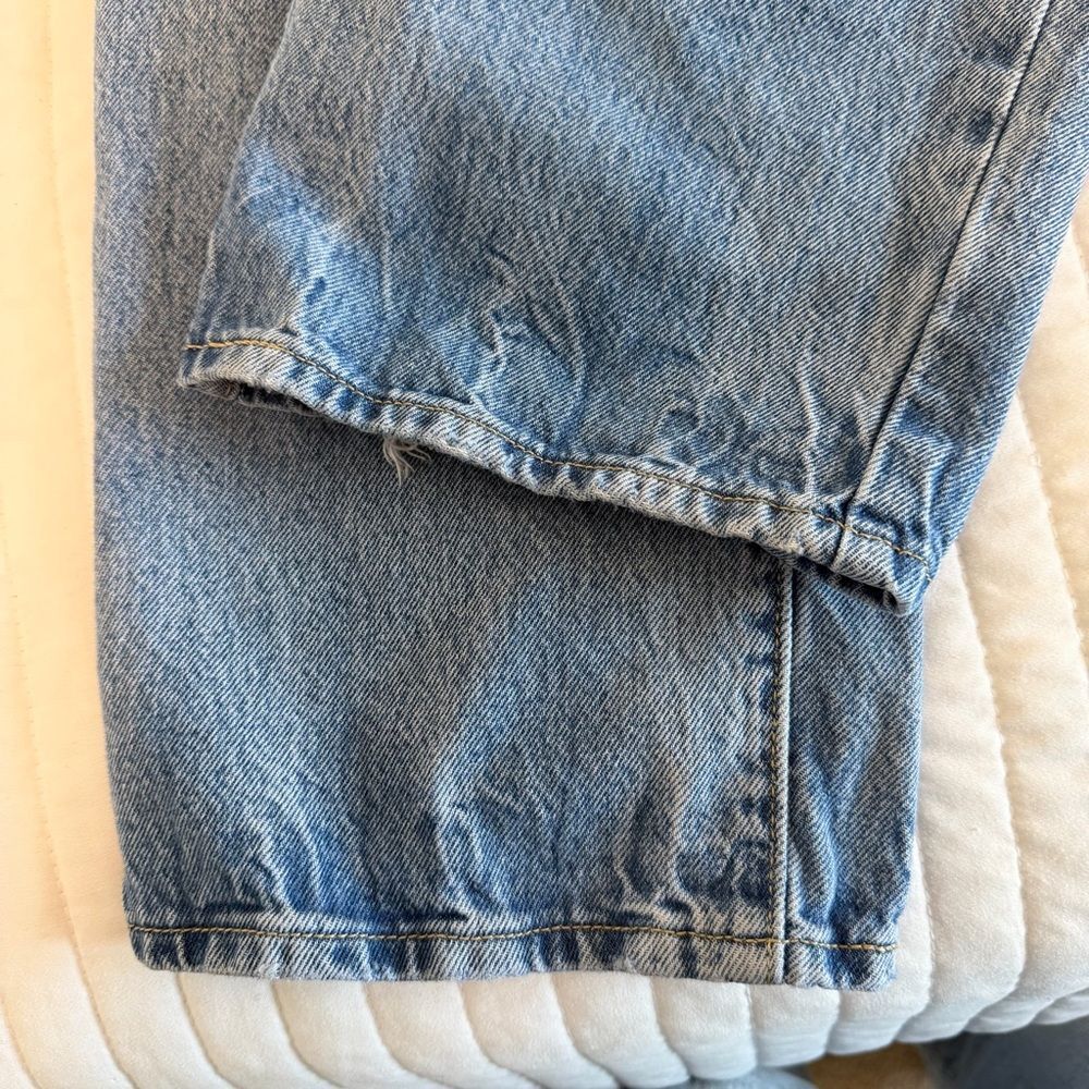 Levi's 94 Baggy Women's Jeans Size 28x30 Medium Wash High Rise Loose Streetwear - Picture 10 of 10